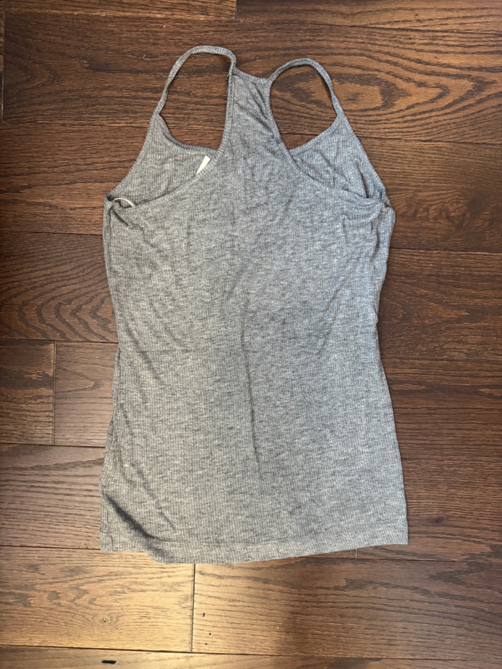 Forever 21 Gray Ribbed Racerback Tank - Picture 3 of 3